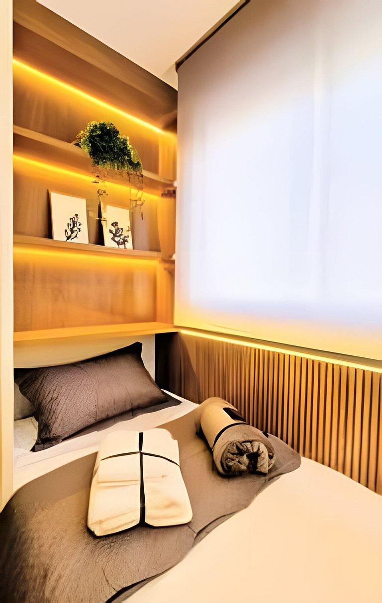 Apto 2/4 com Wi-Fi, TV, piscina e garagem | 1402