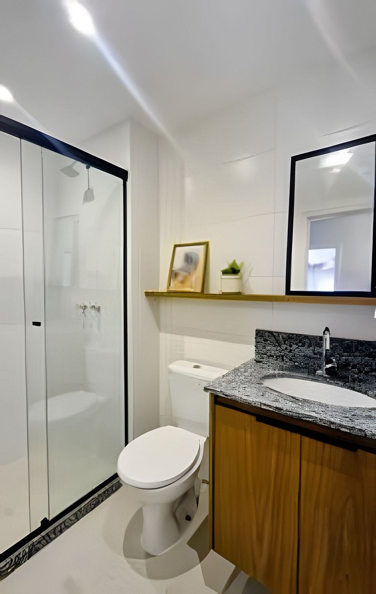 Apto 2/4 com Wi-Fi, TV, piscina e garagem | 1402