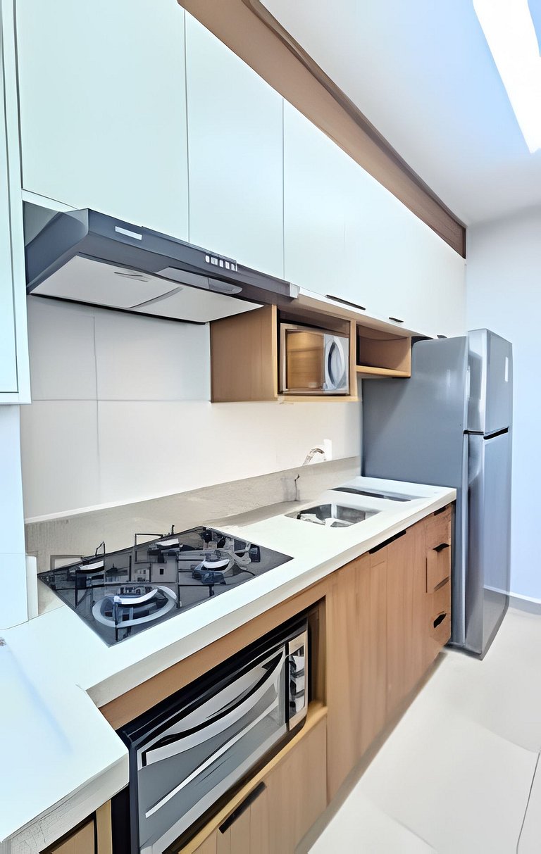 Apto 2/4 com Wi-Fi, TV, piscina e garagem | 1402