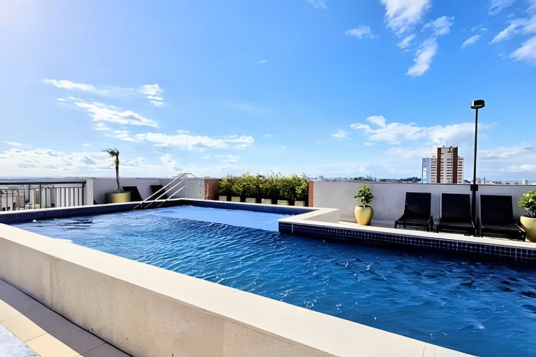 Apto 2/4 com Wi-Fi, TV, piscina e garagem | 1402