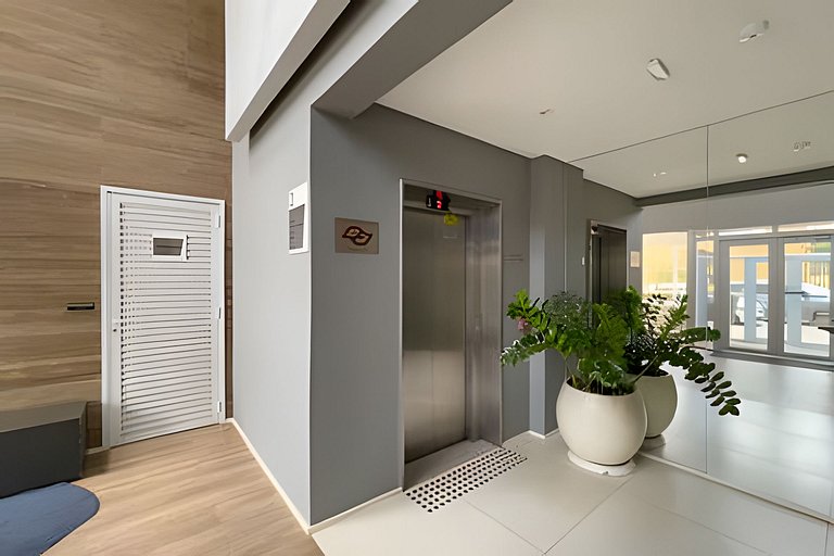 Apartamento 1604, 1/4, sala, TV, cozinha completa