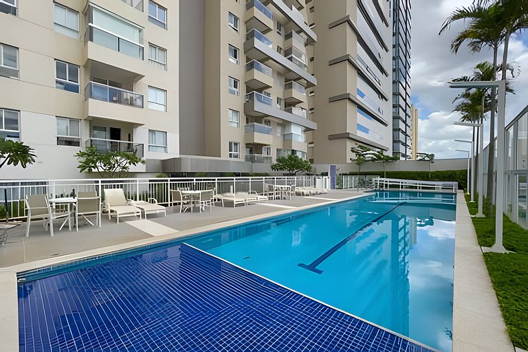 Apartamento 1604, 1/4, sala, TV, cozinha completa