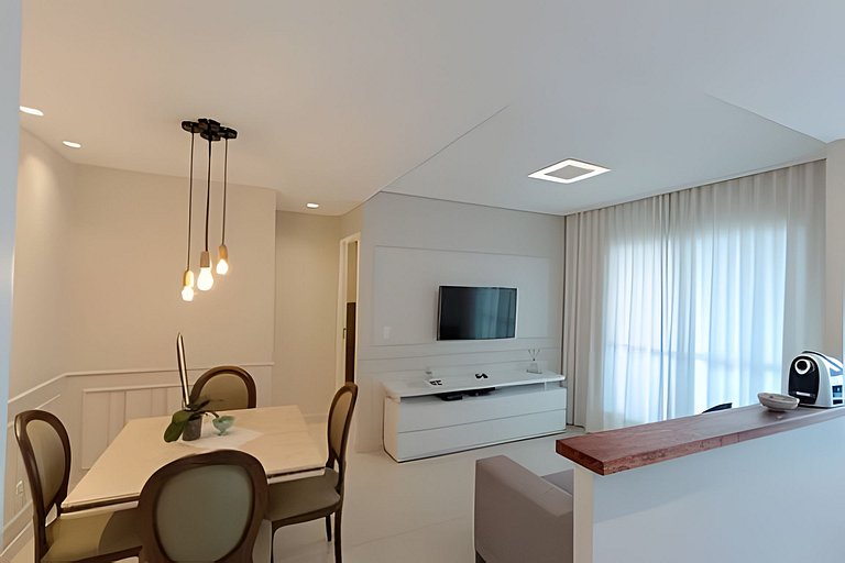 Apto 1/4 com Wi-Fi, TV, piscina e garagem | 1903