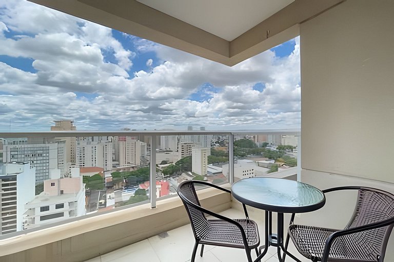 Apto 1/4 com Wi-Fi, TV, piscina e garagem | 1903