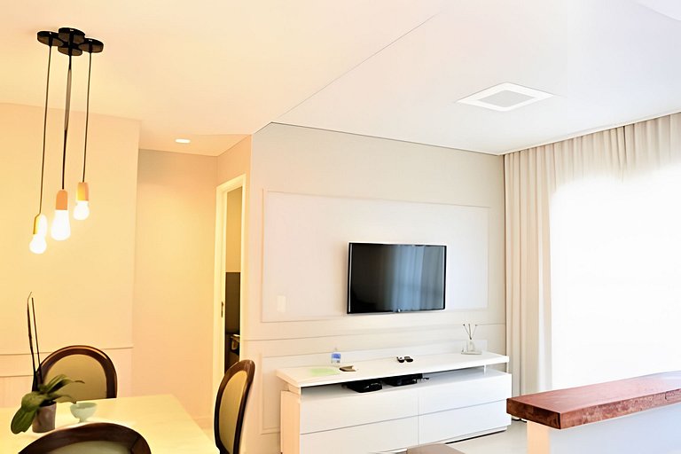 Apto 1/4 com Wi-Fi, TV, piscina e garagem | 1903