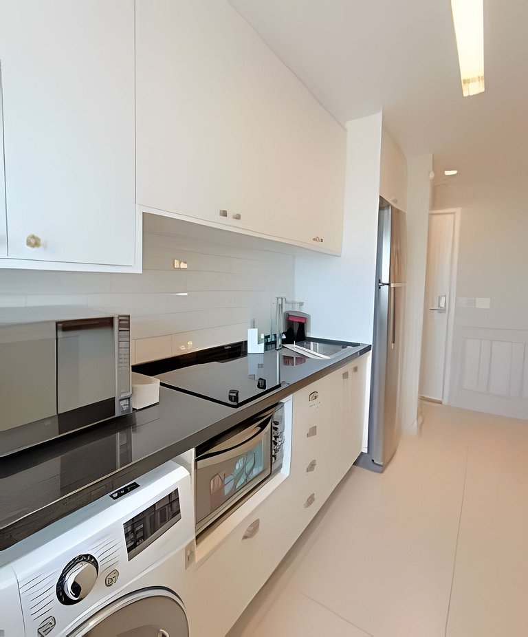 Apto 1/4 com Wi-Fi, TV, piscina e garagem | 1903