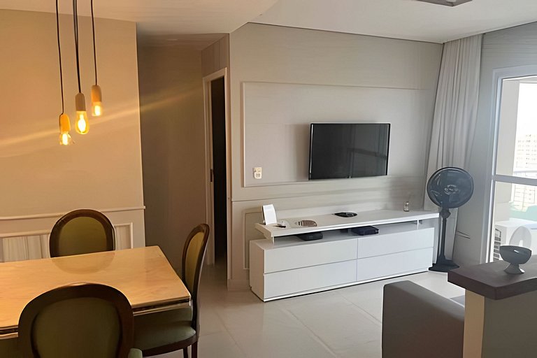 Apto 1/4 com Wi-Fi, TV, piscina e garagem | 1903