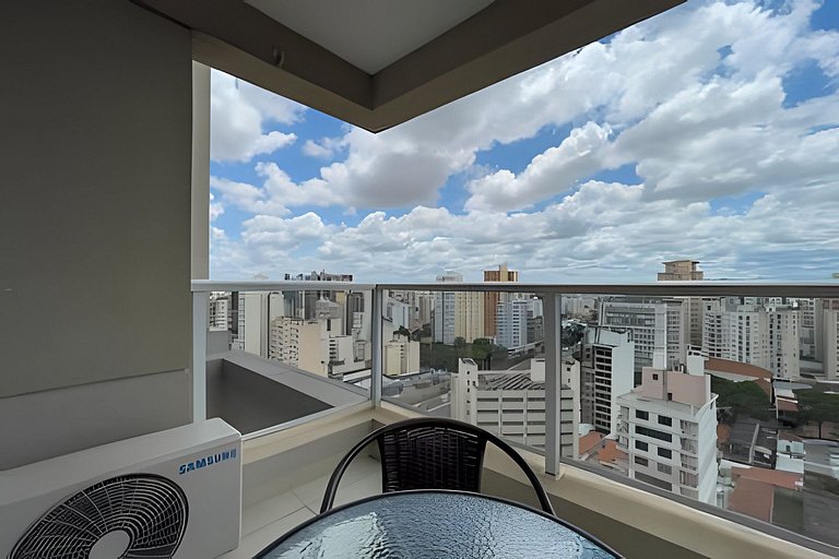 Apto 1/4 com Wi-Fi, TV, piscina e garagem | 1903