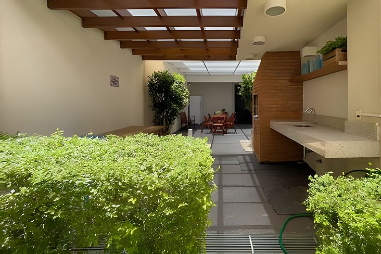 Apto 1/4 com Wi-Fi, TV, piscina e garagem | 1903