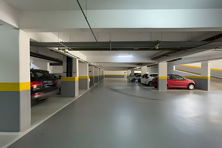 Apto 1/4 com Wi-Fi, TV, piscina e garagem | 1903