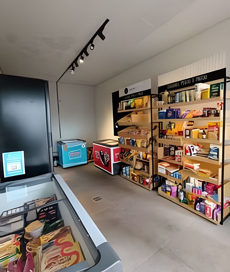 Apto 1/4 com Wi-Fi, TV, piscina e garagem | 407