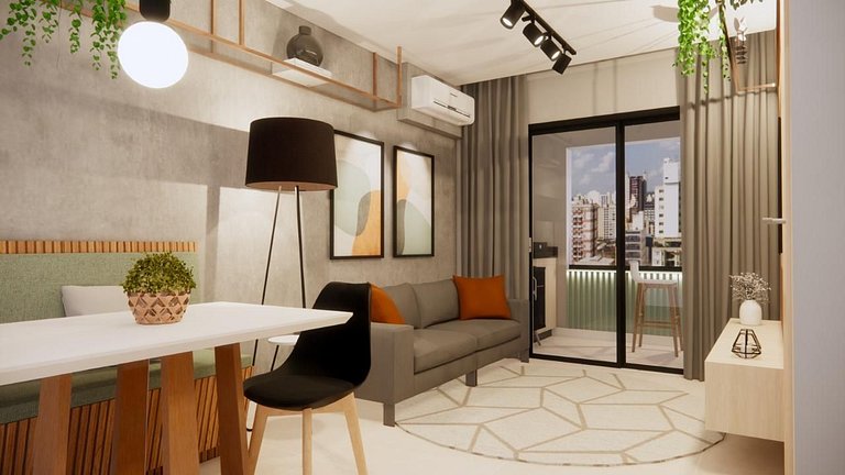 Sirius Sky 807 | Luxo nas Alturas em Campinas com TV smart,