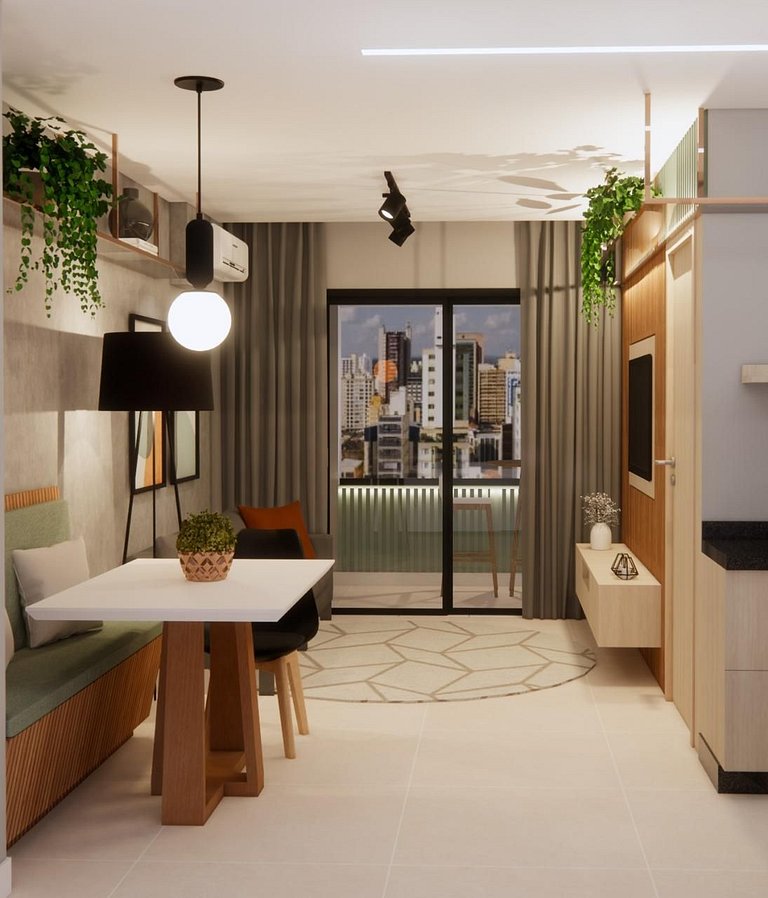 Sirius Sky 807 | Luxo nas Alturas em Campinas com TV smart,