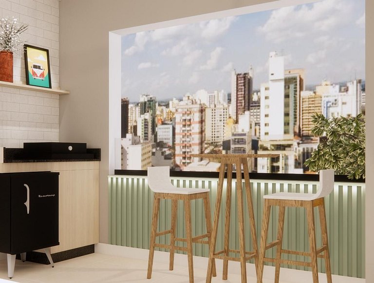 Sirius Sky 807 | Luxo nas Alturas em Campinas com TV smart,