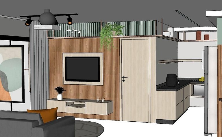 Sirius Sky 807 | Luxo nas Alturas em Campinas com TV smart,