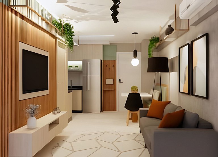 Sirius Sky 807 | Luxo nas Alturas em Campinas com TV smart,